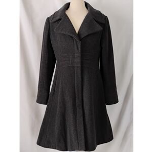 Andrew Marc Women's Cherish Walker Wool & Cashmere Winter Coat Charcoal Black